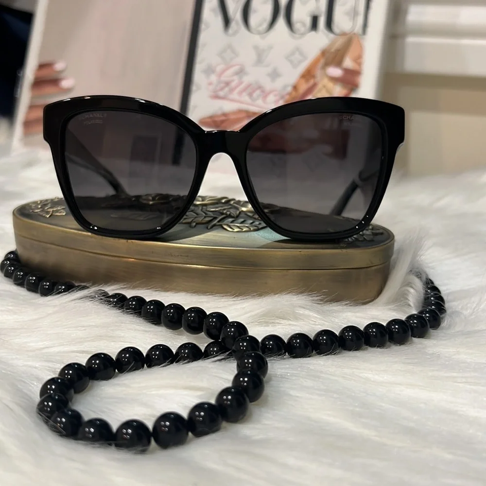 🖤CHANEL SQUARE SUNGLASSES 🖤 Sunglasses ONLY - Picture 1 of 16